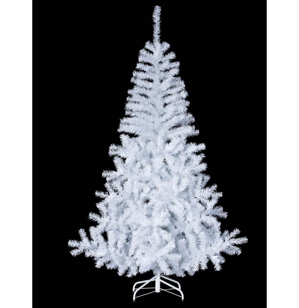 Sapin de Noël artificiel Elégant - 210 cm - Blanc