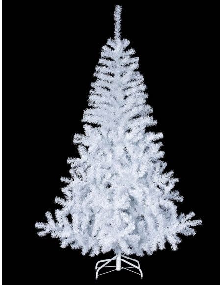 Sapin de Noël artificiel Elégant - 210 cm - Blanc
