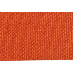 Collier pour chien réglable en viscose de bambou - Orange - Taille L (de 50 à 70 cm)