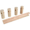 Lit hamac pour chat "Boho" - Beige - L 53 x l 48 x H 13 cm