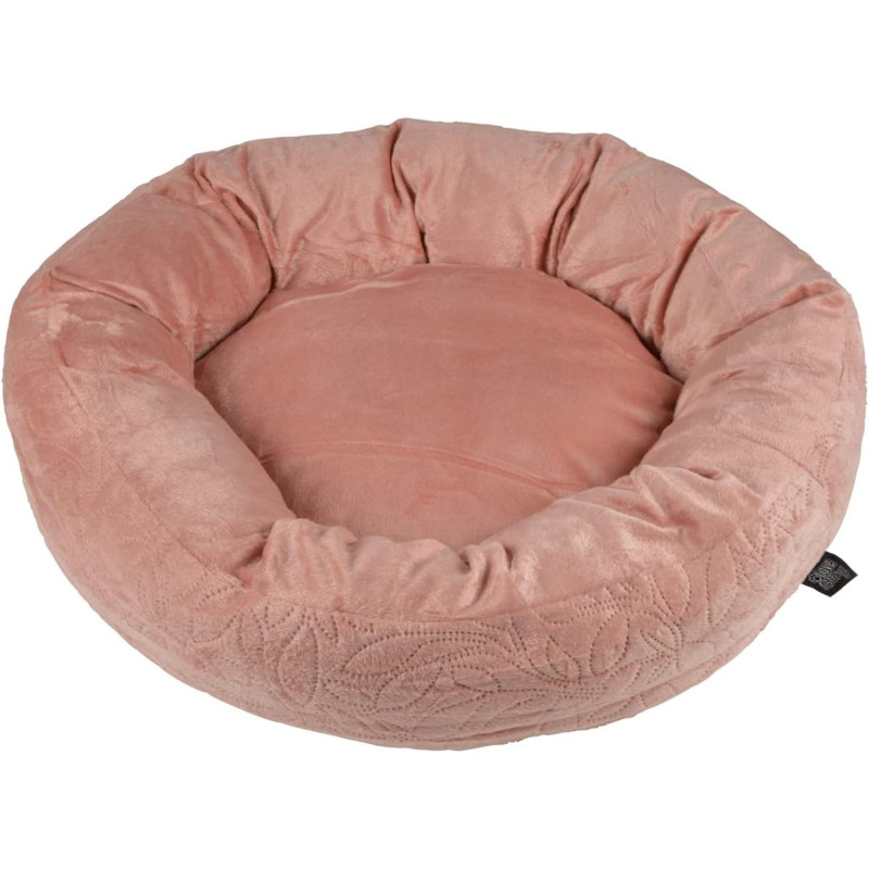 Coussin rond pour animaux "Boho" - Rose - D 50 x H 16 cm