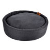 Panier rond pour animaux "Cosy Golden" - Gris anthracite - D 60 x H 15 cm