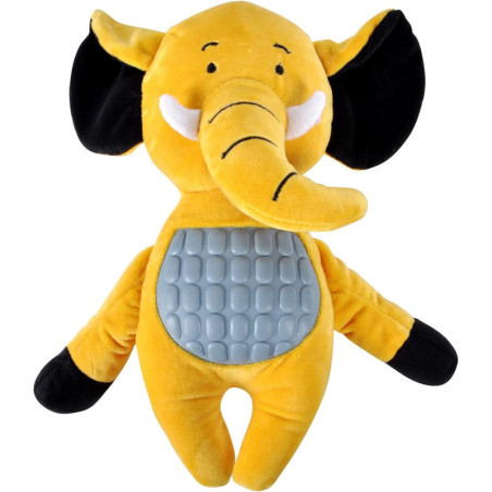 Jouet en peluche pour chien "Cosy Golden" - Hortense l'élephant - Jaune - l 28 x H 29 cm