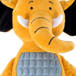 Jouet en peluche pour chien "Cosy Golden" - Hortense l'élephant - Jaune - l 28 x H 29 cm