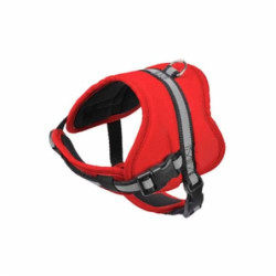 Harnais réglable matelassé pour chien "Essentiel" - Rouge - Taille S (de 33 à 45 cm)