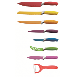 Set de 7 couteaux avec un éplucheur - Céramique - Accessoire de cuisine