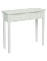Console - 2 tiroirs - Blanc - Charme