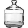 Lot de 2 bonbonnières en verre avec couvercle - Transparent - 2 x 28,5 cl