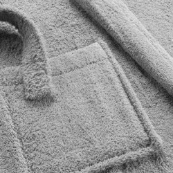 Peignoir absorbant en coton - Gris - Taille unique