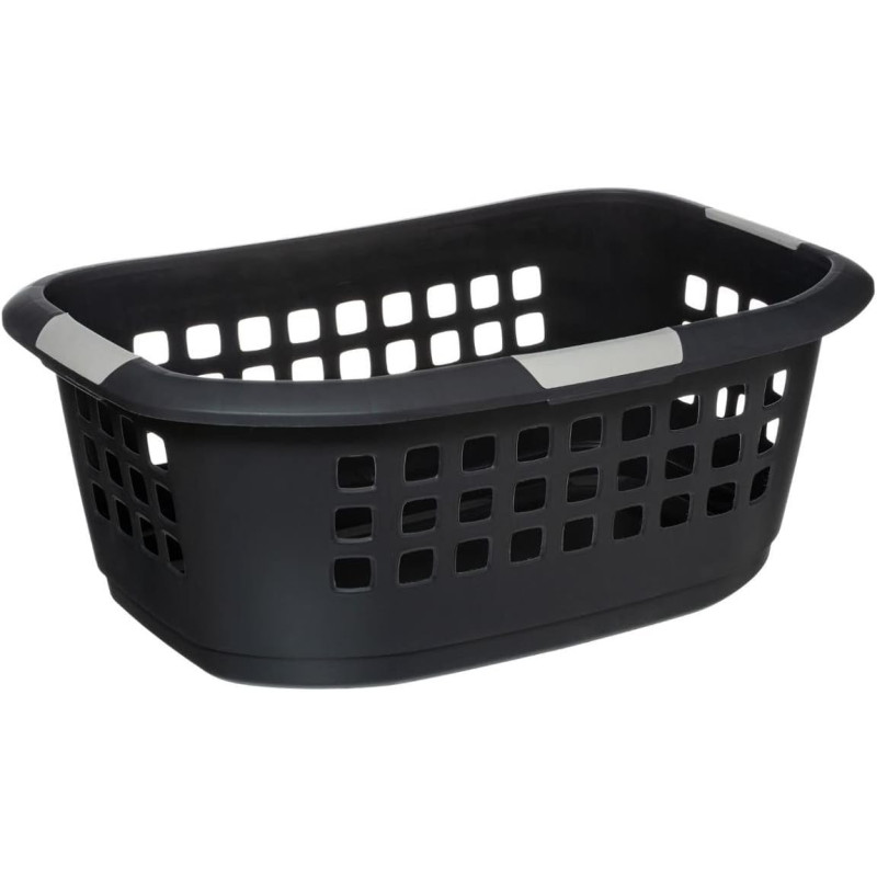 Panier à linges "Hugger" en plastique - Gris anthracite - 51L