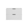 Ensemble meuble vasque à encastrer - 80 cm - Georgia White