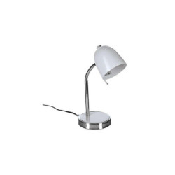 Lampe de bureau à poser en métal "Izan" - Blanc - H 35,5 x L 15 x P 14 cm