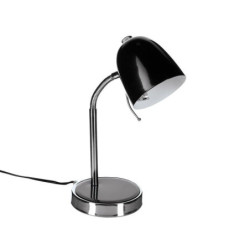 Lampe de bureau à poser en métal "Izan" - Noir - H 35,5 x L 15 x P 14 cm