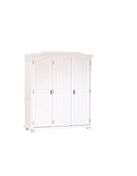 Armoire - 3 portes - Blanc