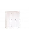 Armoire - 3 portes - Blanc