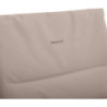 Lot de 4 Fauteuils pliants de jardin relax "Milos" - Taupe - L 62 x P 92 x H 83 cm