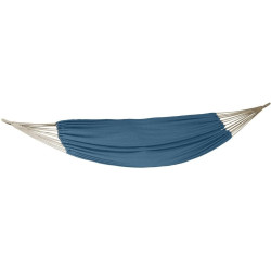 Hamac "Yaqui" en coton - Bleu canard - l 150 x L 307 cm