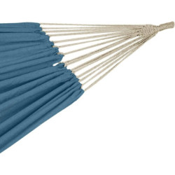 Hamac "Yaqui" en coton - Bleu canard - l 80 x L 307 cm