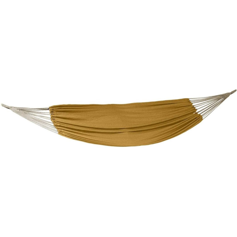 Hamac "Yaqui" en coton - Brun Ocre - l 80 x L 307 cm