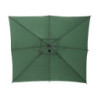 Parasol décentré "Manoa" - Vert olive - L 2,5 x P 2,5 m