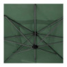 Parasol décentré "Manoa" - Vert olive - L 2,5 x P 2,5 m