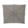 Parasol décentré "Manoa" - Taupe - L 2,5 x P 2,5 m