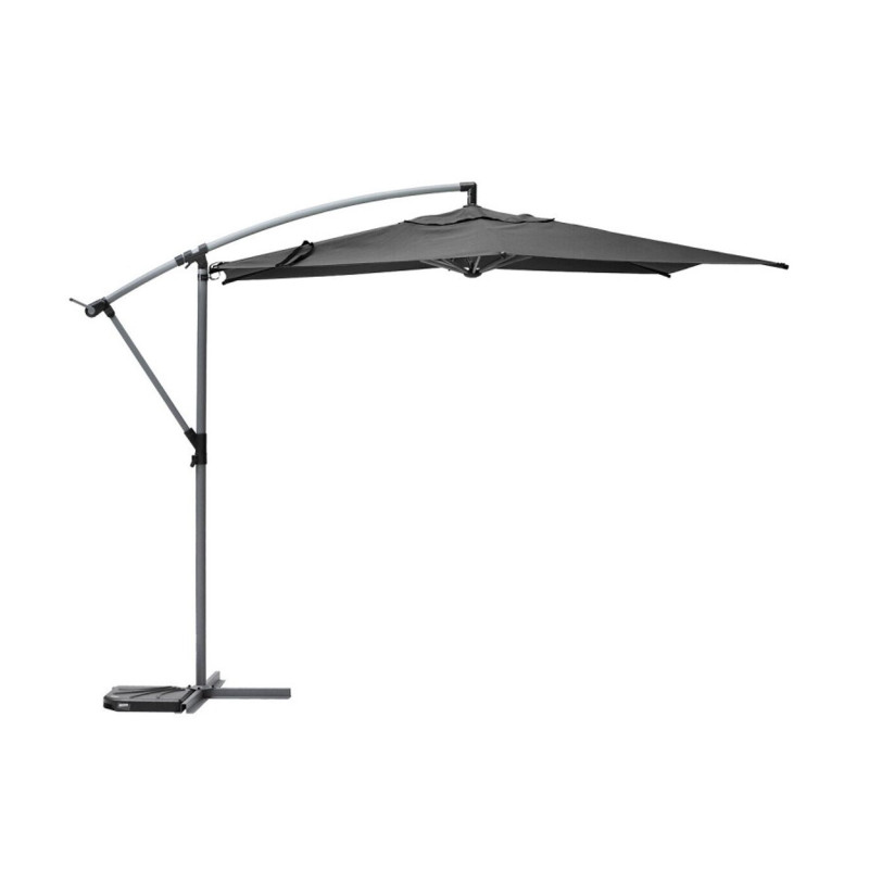 Parasol décentré "Manoa" - Gris ardoise - 3 m