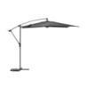 Parasol décentré "Manoa" - Gris ardoise - 3 m