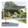 Parasol décentré "Manoa" - Gris ardoise - 3 m