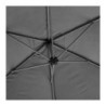 Parasol décentré "Manoa" - Gris ardoise - 3 m