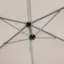 Parasol décentré "Manoa" - Beige blé - 3 m