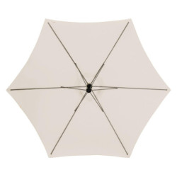 Parasol décentré "Manoa" - Beige blé - 3 m