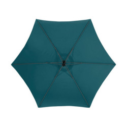 Parasol décentré "Manoa" - Bleu canard - 3 m