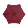 Parasol décentré "Manoa" - Rouge bordeaux - 3 m