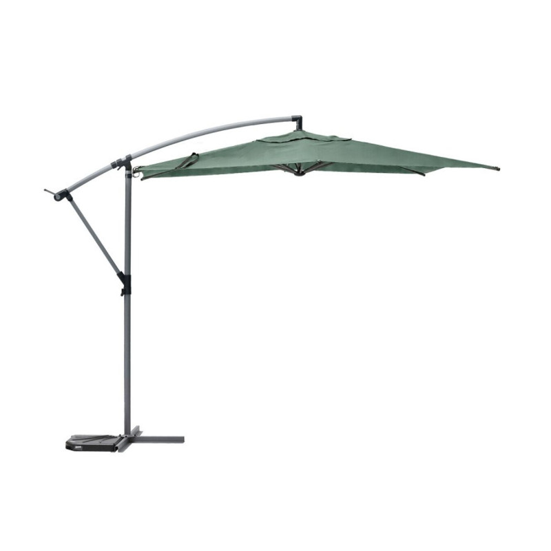 Parasol décentré "Manoa" - Vert olive - 3 m