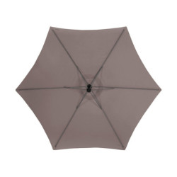 Parasol décentré "Manoa" - Taupe - 3 m