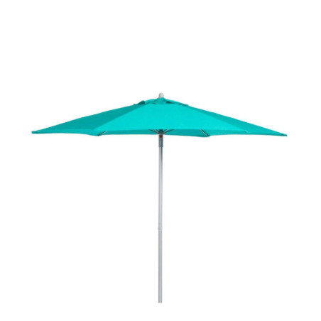 Parasol droit "Anzio" - Bleu émeraude - 2,3 m