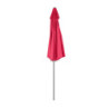 Parasol droit "Anzio" - Rouge grenade - 2,3 m