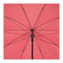 Parasol droit inclinable "Bogota" - Rouge coquelicot - 2,5 m