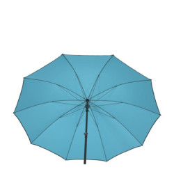 Parasol droit inclinable "Bogota" - Bleu émeraude - 2,5 m