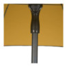 Parasol droit inclinable "Bogota" - Jaune safran - 2,5 m