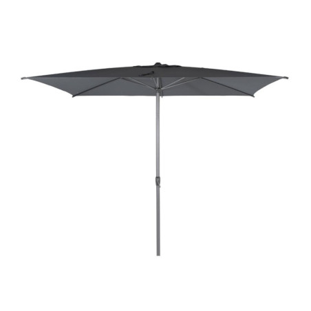 Parasol droit inclinable "Loompa" - Gris ardoise - P 2 x L 3 m