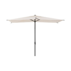 Parasol droit inclinable "Loompa" - Beige blé - P 2 x L 3 m