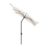 Parasol droit inclinable "Loompa" - Beige blé - P 2 x L 3 m