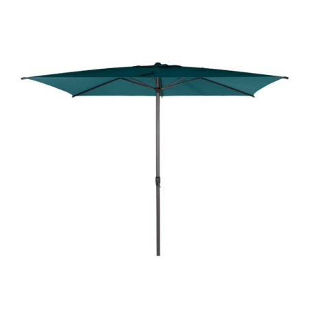 Parasol droit inclinable "Loompa" - Bleu canard - P 2 x L 3 m