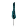 Parasol droit inclinable "Loompa" - Bleu canard - P 2 x L 3 m