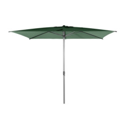 Parasol droit inclinable "Loompa" - Vert olive - P 2 x L 3 m