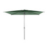 Parasol droit inclinable "Loompa" - Vert olive - P 2 x L 3 m