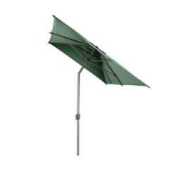 Parasol droit inclinable "Loompa" - Vert olive - P 2 x L 3 m