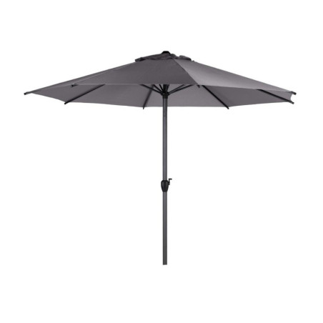 Parasol droit inclinable "Loompa" - Gris ardoise - 3 m